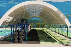 Club Northwest Outdoor Fitness Space