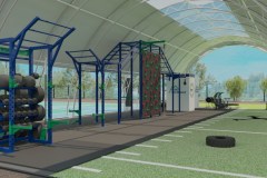 Club Northwest Outdoor Fitness Space