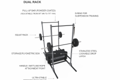 Gym Box - Double Rack - Specs