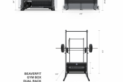 Gym Box - Double Rack - Storage