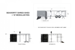 Specs: Shred Shed with 10' Modular Rig