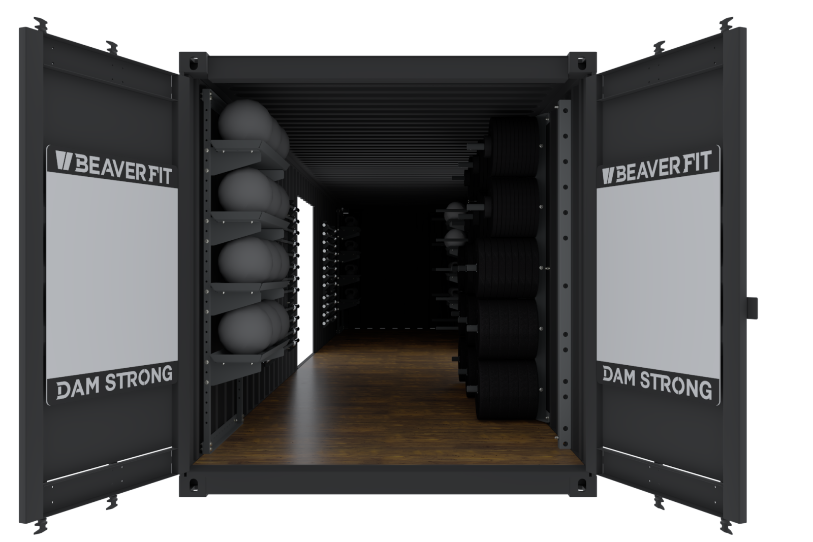 40 FOOT STORAGE LOCKER 2B 1